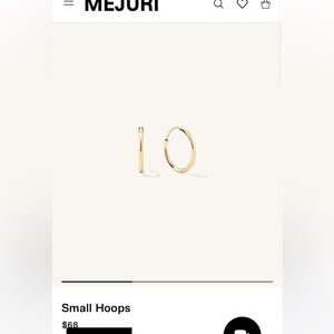 Mejuri 14k Gold Small Hoop Earrings Jewelry